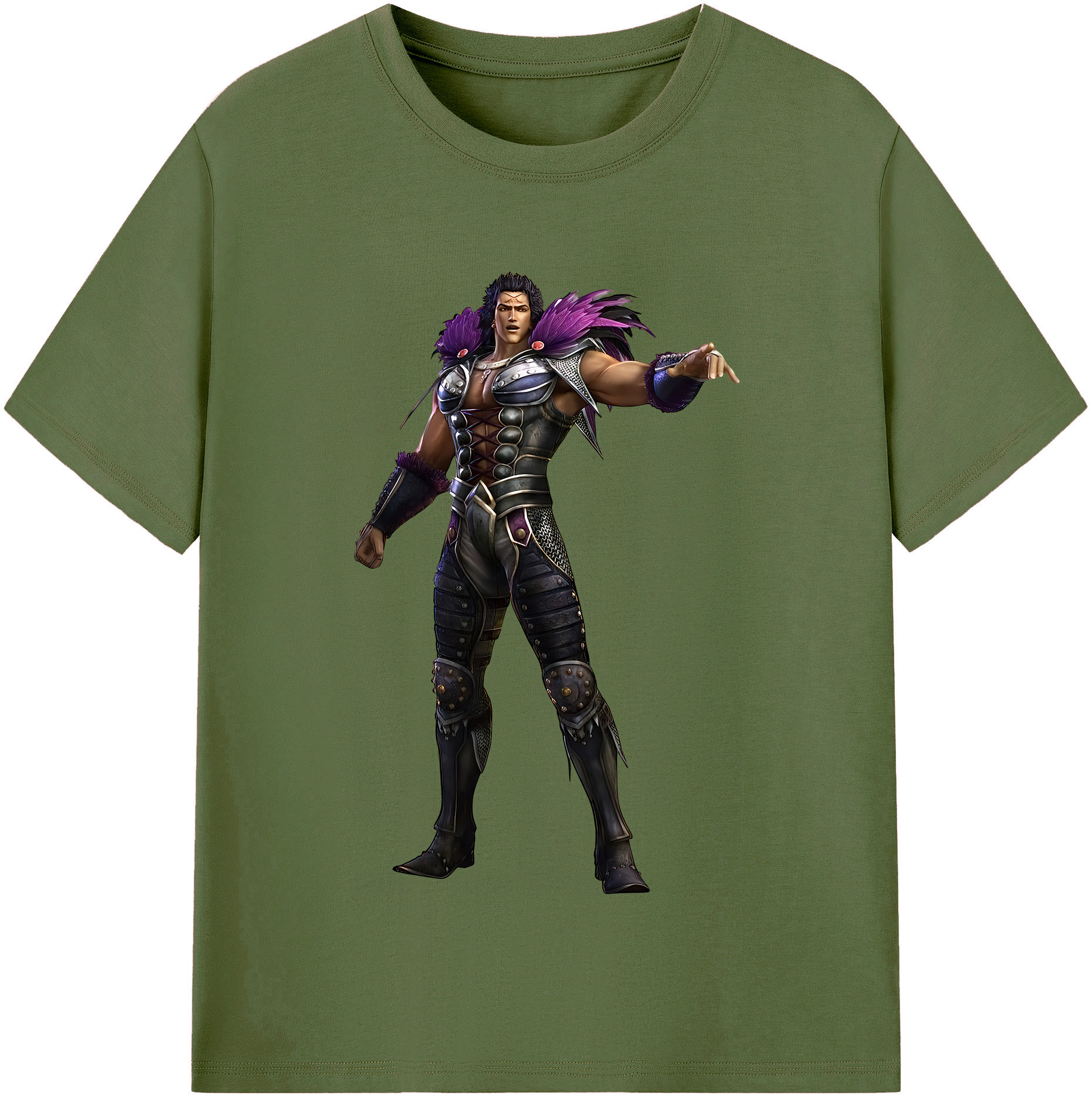 （画像用） 北斗の拳 Fist of the North Star 綿100％半袖Tシャツ（フロントプリント）